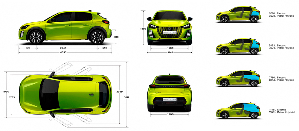 Rozměry New208 