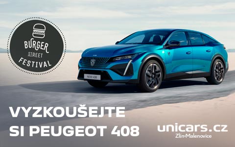 Vyzkoušejte si PEUGEOT 408 na Burger Street Festivalu 2023 Vyzkoušejte si PEUGEOT 408 na Burger Street Festivalu 2023